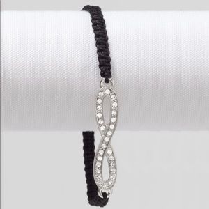 Touchstone Crystal by Swarovski Infinity Woven Bracelet